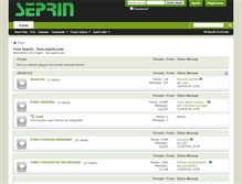 Tablet Screenshot of foro.seprin.com